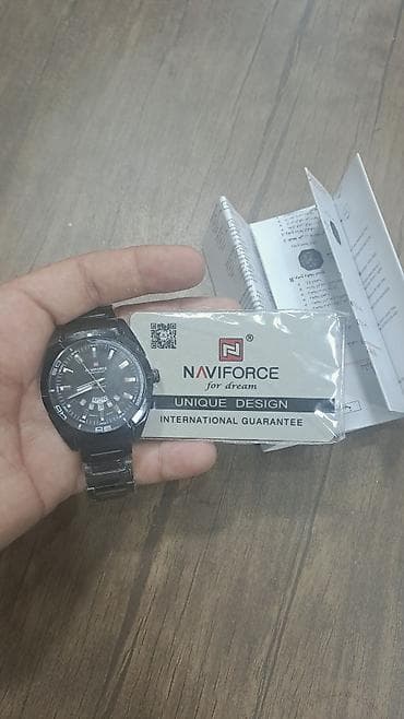 mema saat: NAVIFORCE kişi qol saatı - Brend: NAVIFORCE - Mexanizm: Quartz - Suya — 1