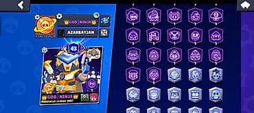 gence mero: Brawl Stars oyunu üçün hesab - Kuboklar: 66,838 (rekord 66,842) - — 9