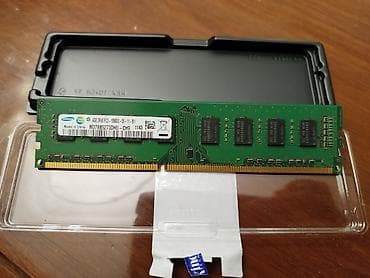 Operativ yaddaş (RAM) Samsung, 4 GB, 1600 Mhz, DDR3, PC üçün, İşlənmiş