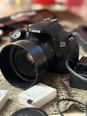 canon eos 6d mark 2: Canon EOS 650D DSLR fotoaparat komplekti - Korpus: Canon EOS 650D — 4