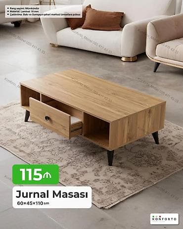 quba mas: Dördbucaq masa, Açılmayan, Təkərsiz, Teksturalı laminat — 1