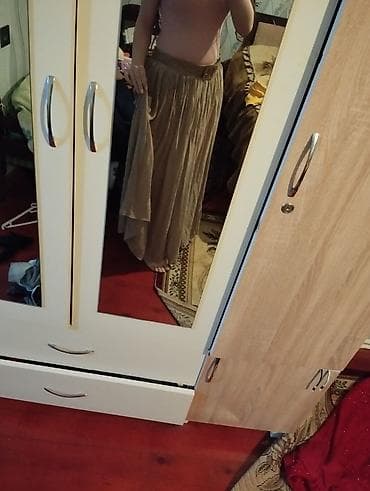 koja etek: Bej rengi ətək geyinilmeyib heç real alici olsa qiymetin dansariq — 2