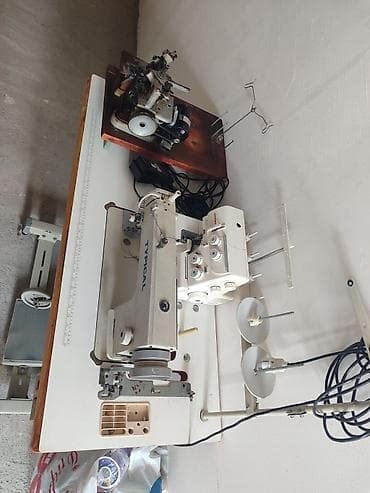 tikiş maş: Tikiş maşını Janome, İşlənmiş,Overlok, 3 saplı — 3