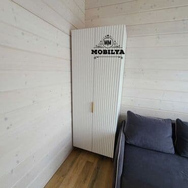 metbex şkafı: Düz dolab, Mətbəx üçün, Qonaq otağı üçün, Dəhliz üçün, Paltar üçün, Açılan, Korpuslu, 2 qapılı — 1