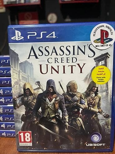 PS4 üçün "Assassin's Creed Unity" oyunu. Bu, Ubisoft tərəfindən