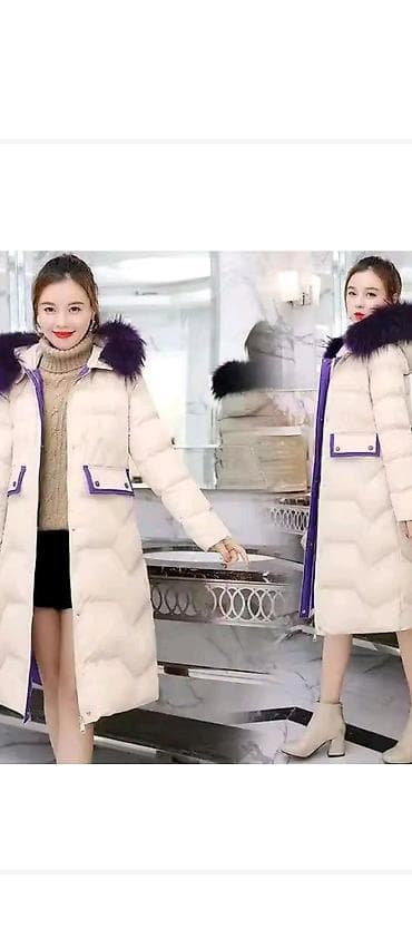 женские утепленные штаны: Qadınlar üçün qışlıq palto/parkalar - Model: Uzun, kapüşonlu, qalın — 10