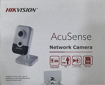 Elektronika: Hikvision AcuSense EXIR Fixed Cube şəbəkə kamerası Model — 2