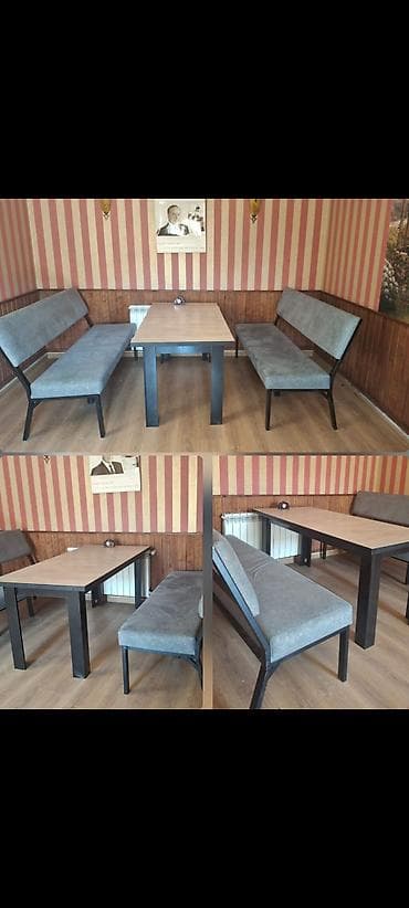 demir beşik: Masa desti 5 komplektdir. 1 Dest 400 azn. Demir karkasdan yigilib — 1