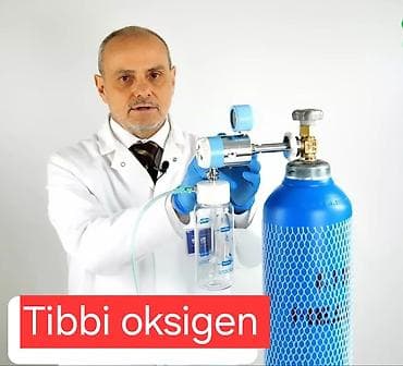 Tibbi Oksigen Balonu icarəsi və satışı Xəstələrin ev şəraitində
