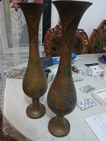 Vazalar: Vaza dəsti, Metal — 1