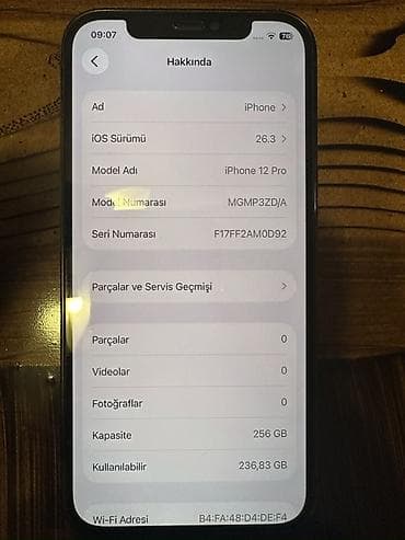 ıran qaz peci: IPhone 12 Pro, 256 GB, Graphite — 5