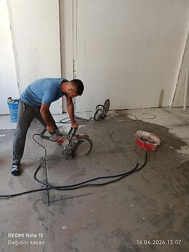 Beton kəsmə xidməti - Divar, döşəmə və tavanlarda dəqiq və səliqəli