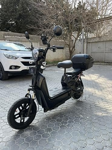 elektron moped: Tecili satilir!!! Elim yandida hec bir problemi yoxdu qoz kimi gedr — 2