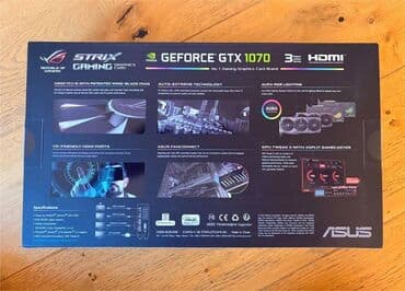 Noutbuk və netbuklar: Videokart Asus GeForce GTX 1070, 8 GB — 2