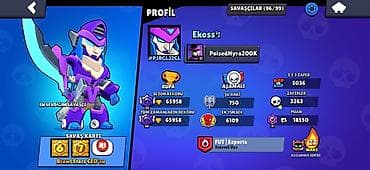 Brawl Stars hesabı – “Ekoss” - Kupa: 65,958 (sezon və bütün