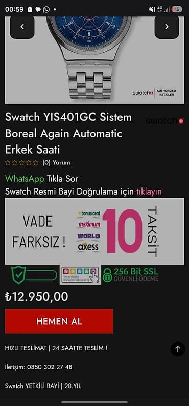smart saat kredit: Aldigim magazadan Karopkasi Dakumenti götürülmeyib deye ucuz qoyuram — 2