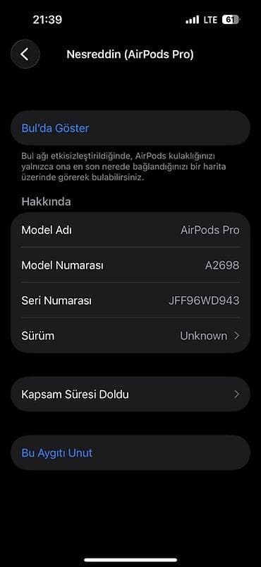 basavik kalonka: Apple AirPods Pro 2 (USB‑C) Qutusu yoxdur orginaldir micrafonu bir az — 5