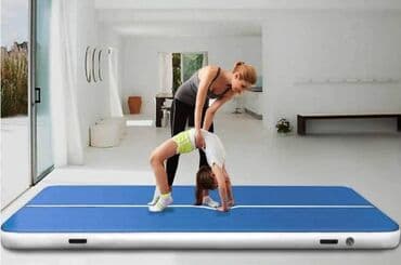 cırtdan baharın ad günü: Akrobatika döşəyi Ölçüləri 500 x 200 x 30 sm. Əl nasosu və çantası — 2