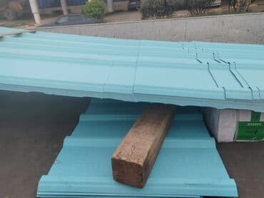 işlənmiş dəmir şifer: Metal dam örtükləri, rəng - Qırmızı, Pulsuz çatdırılma, Zəmanətli, Kredit yoxdur — 3