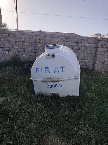 FIRAT 2000 litrlik plastik su çəni - Həcm: 2000 litr (üzərində qeyd