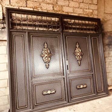 köhne darvazalar: Eni-3 Hündürlük-2.60 Çerçive -8lik Şveller,List-2.5,Profil — 2