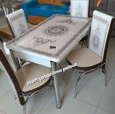 sulutepe kiraye heyet evleri 2022: Mətbəx üçün, Yeni, Açılan, Dördbucaq masa, 4 stul — 11