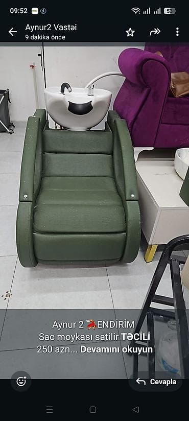 divan salon ucun: Aynur 2 💃ENDİRİM Sac moykası satilir *TƏCİLİ* 250 azn Unvan hezi — 1