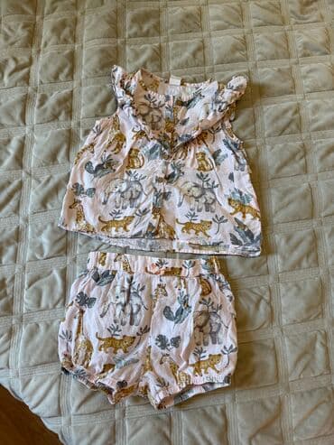 pijama destleri: Uşaq dəsti, Qız üçün, 2 - 3 yaş, H&M — 1
