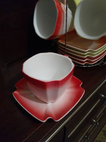 çaydan çaynik: Çay dəsti, 6 nəfərlik — 4