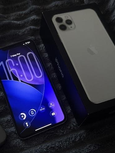 telefon satiwi: IPhone 11 Pro Max, 256 GB, Ağ, Face ID — 3
