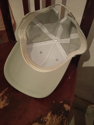 купить кепку в баку: Minimalist açıq-bej beysbol papağı - Rəng: açıq bej/boz ton - Klassik — 2