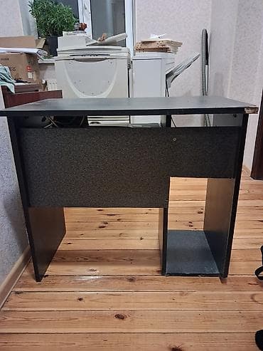 komputer setup: Düz masa, Polkalı, Siyirməli, Sadə laminat, Zəmanətsiz, Kredit yoxdur — 2