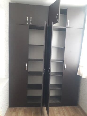 paltar asmaq ucun: İşlənmiş, Açılan, 6 qapı Düz dolab, Qarderob, paltar dolabı, Azərbaycan — 1