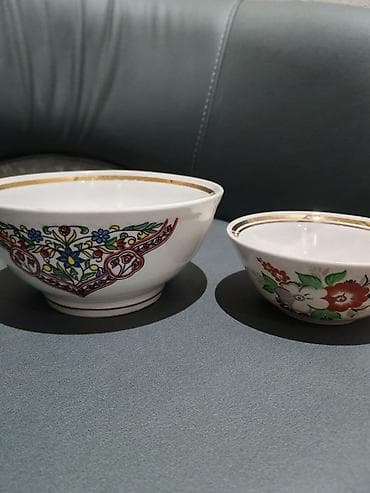 dekor güldan: Məişət dekoru və süfrə dəsti - Kobalt-mavi şüşə vaza komplekti: 1 — 3