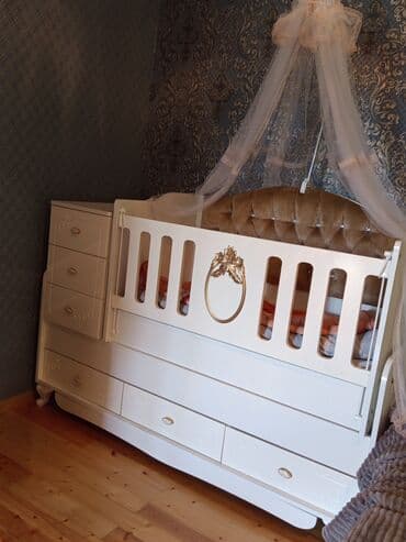 alətlər dəsti: Oğlan və qız üçün, İşlənmiş, Dördbucaq, Beşik, Dəstsiz, Matras ilə, Yellənmə mexanizm ilə — 2