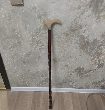 tutacaqlı xodunkalar: Taxta gəzinti əsası (çəlik) - Material: tam taxta gövdə, təbii açıq — 1