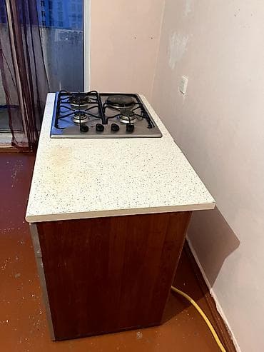 masa desdi: Qaz plitəsi, mebeli ilə birgə. Yaxşı vəziyyətədir, hər şeyi işləyir — 2