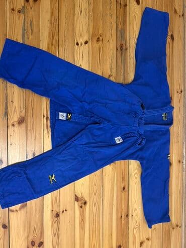 женские спортивные костюмы на синтепоне: Judogi dəsti – Adidas və Mizuno - Rənglər: ağ (Adidas) və mavi — 1