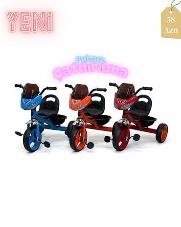 kreditlə uşaq arabaları: Yeni Üç təkərli Uşaq velosipedi 12", Pulsuz çatdırılma — 8