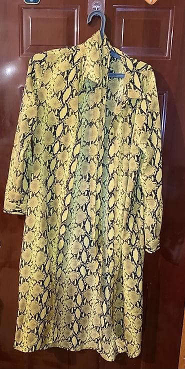 koja şalvarlar: Palto, XS, S, M, rəng - Sarı — 1