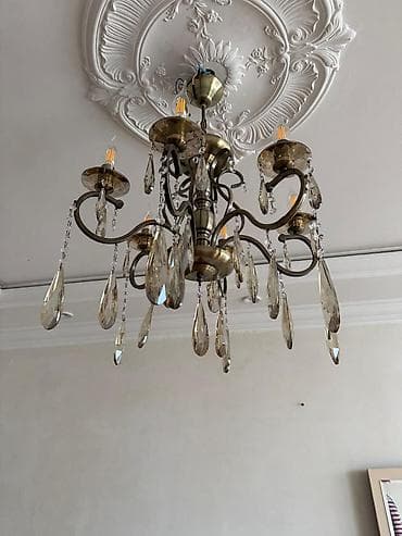 avanqard lusturlar: Çılçıraq, 5 lampa, Metal — 2