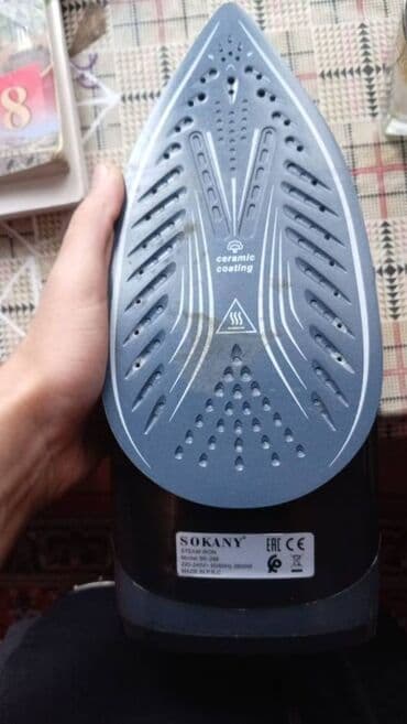 uz buxar aparatı: Buxarlı ütü, Sokany — 2