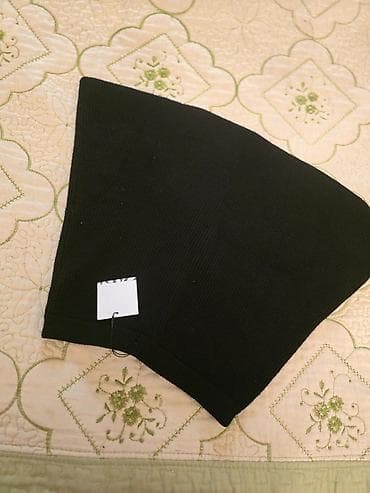 Qara trikotaj mini ətək.Yenidir.Real alici yazsin zeng etmesin.Qizima