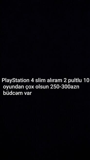 playstation 4 новая: Playstation 4 alınır — 1