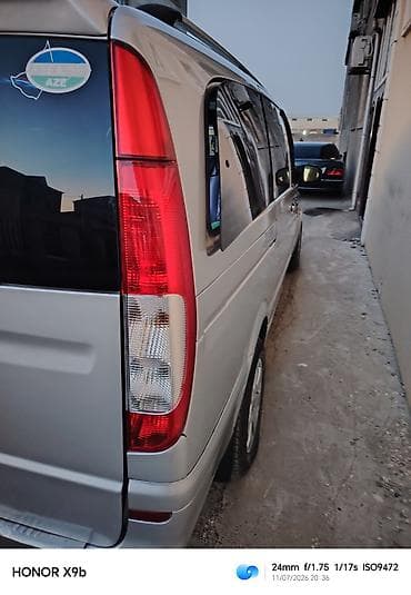 w210 disk: Mercedes-Benz Vito mikroavtobus - Kuzov: gümüş rəngli, sürüşkən yan — 9