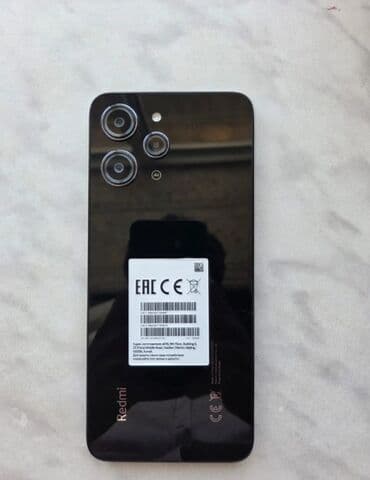 ikinci el redmi note 12: Redmi Note 12, 256 GB, rəng - Qara, Sensor — 1