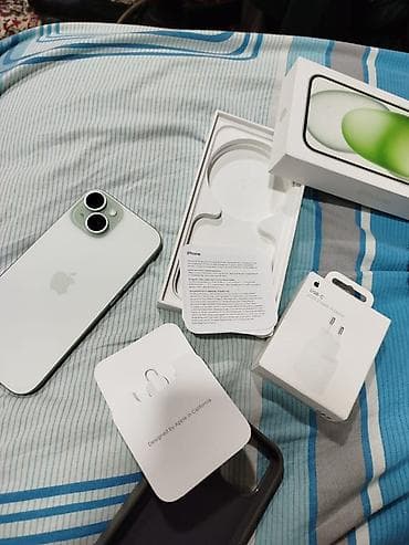 iphone se 2: IPhone 15, 128 GB, Yaşıl, Zəmanət — 4
