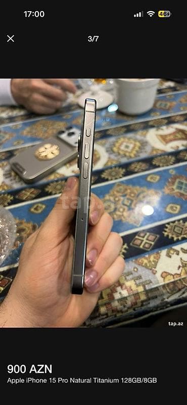 ilkin odenissiz iphone: IPhone 15 Pro, 128 GB, Natural Titanium — 2