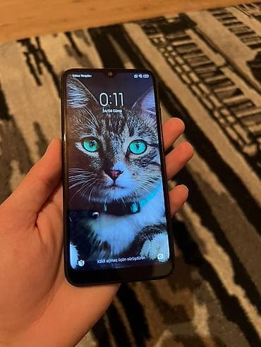 işlənmiş kamera: Redmi Note 8, 64 GB, rəng - Qara, Barmaq izi — 1