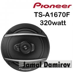 dinamik pioner: Pioneer ts-a1670f 320watt размер 16.5 cm максимальная шумовая — 1